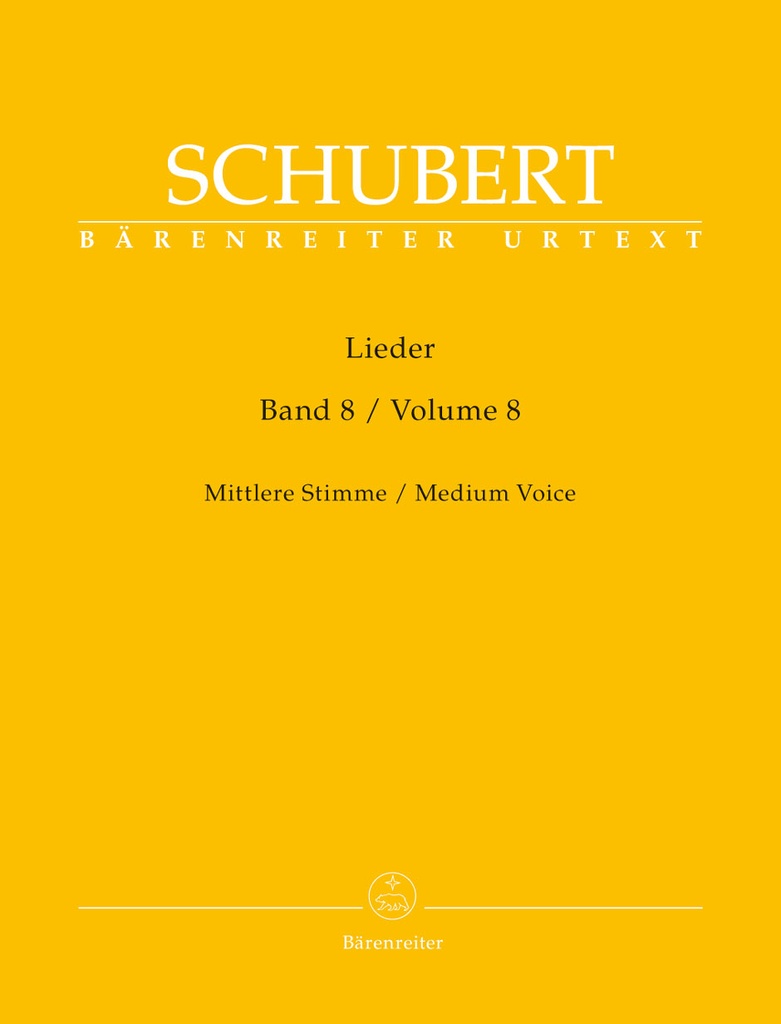 Lieder - Vol.8 (Medium voice)