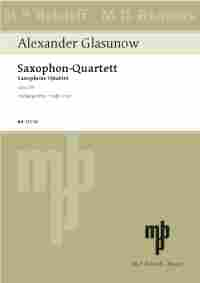 Saxophon Quatett B-Dur, Op.109 (Pocket score, incl. piano reduction)