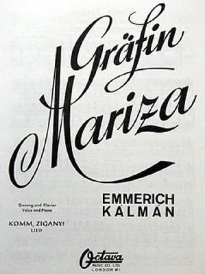 Komm' Zigany (Graefin mariza)