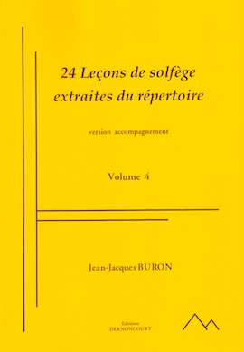 24 Leçons de Solfège Etraites du Répertoire (version professeur) (Solfège - Vol.4)