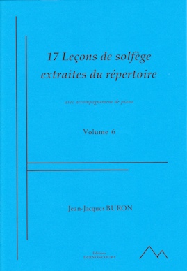 17 Leçons de Solfège Extraites du Répertoire (Version professeur) (Solfège - Vol.6)