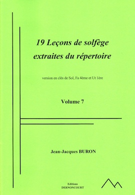 19 Leçons de Solfège Extraites du Répertoire en 3 Clés Mélangées