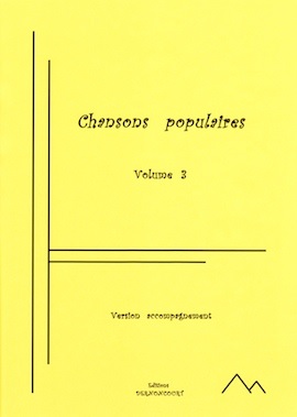 Chansons Populaires - Vol.3 (Élève)