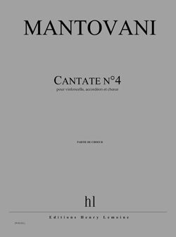 Cantate No.4 (Choral score)