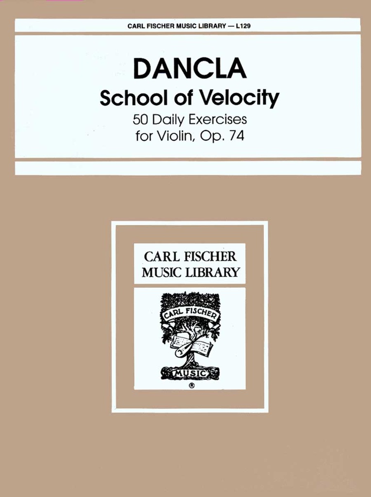 School of Velocity, Op.74