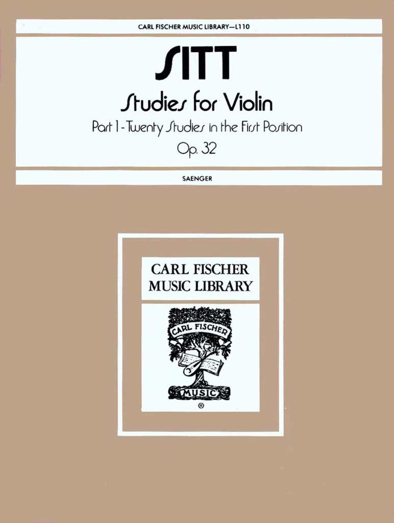 Studies for Violin, Op.32 - Vol.1