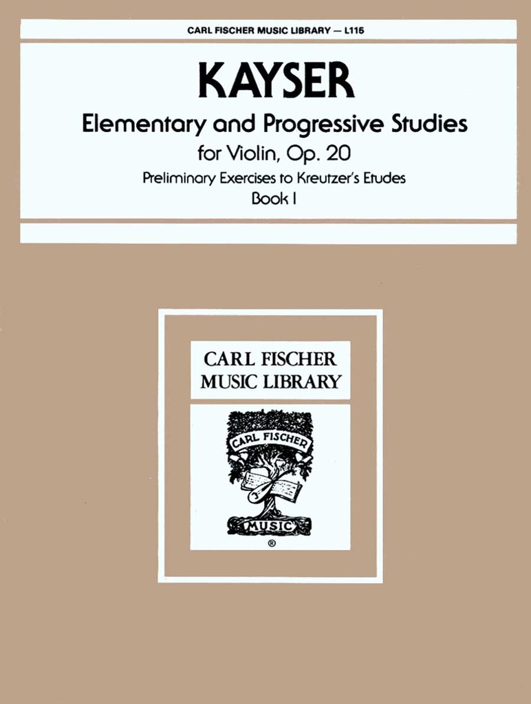 Elementary and Progr. Studies, Op.20/1