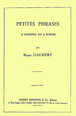 150 Petites phrases à chanter ou à écrire