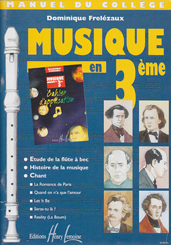 Musique en 3ème (Manuel du collège)