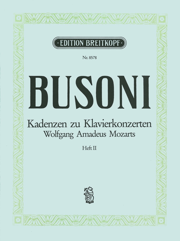 Cadenzas for W. A. Mozart's Piano Concertos - Vol.2: KV 466, 467