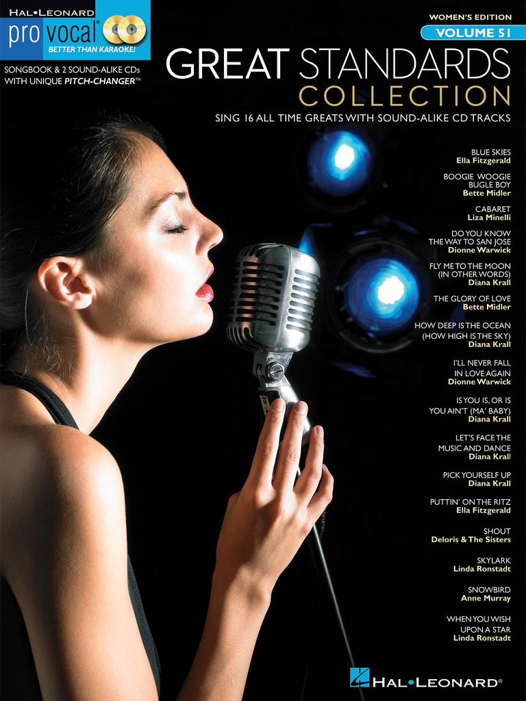 Pro Vocal Women's Edition - Vol.51: Great Standards Collection