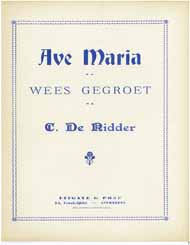 Ave Maria, Wees Gegroet