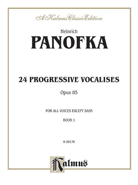 24 Progressive Vocalises, Op.85 - Book 1 (All voices except bass)