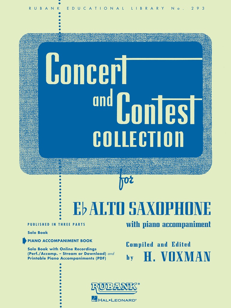 Concert and Contest Collection (Piano accompaniment)