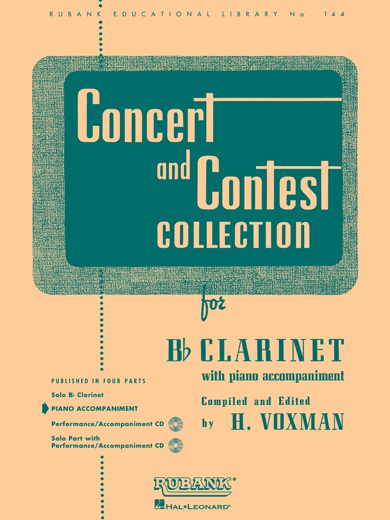 Concert and Contest Collection  (Piano accompaniment)