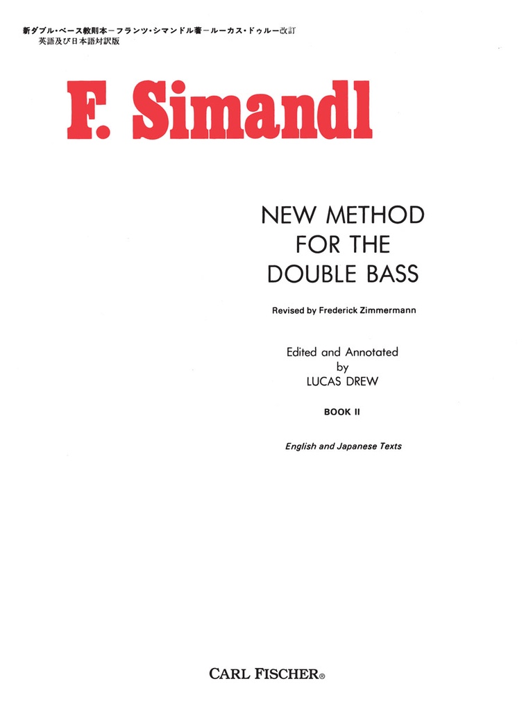 New Method for the Double Bass - Vol.2