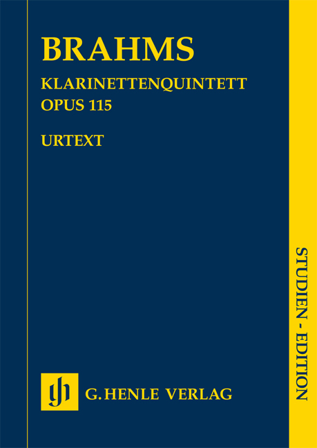 Clarinet Quintet, Op.115 (Study score)