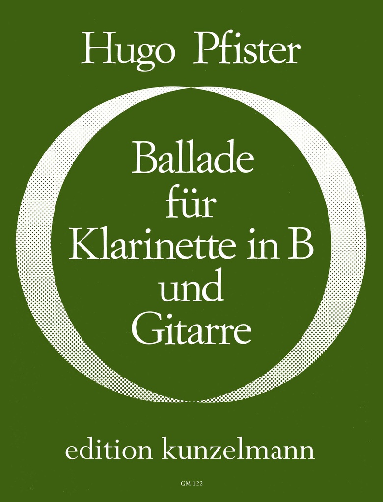 Ballade für Klarinette in B und Gitarre