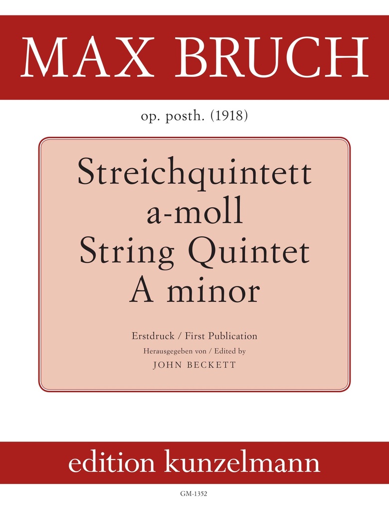 Quintett a-moll (Score & parts)