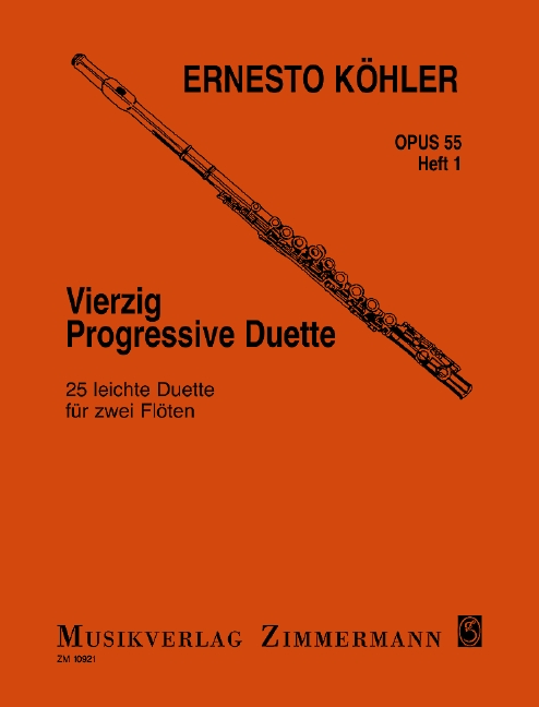 40 Progressive Duette, Op.55 - Heft 1