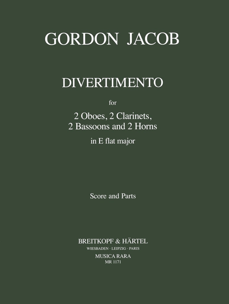 Divertimento in Eb (Score and parts)