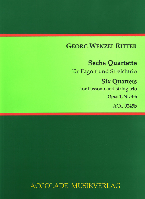 6 Quartets, Op.1 Nrs. 4-6