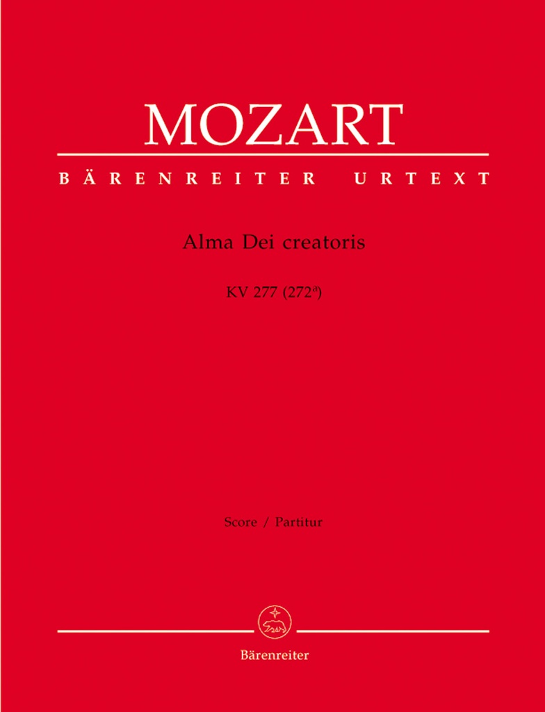 Alma Dei Creatoris, KV.277 (Full Score)