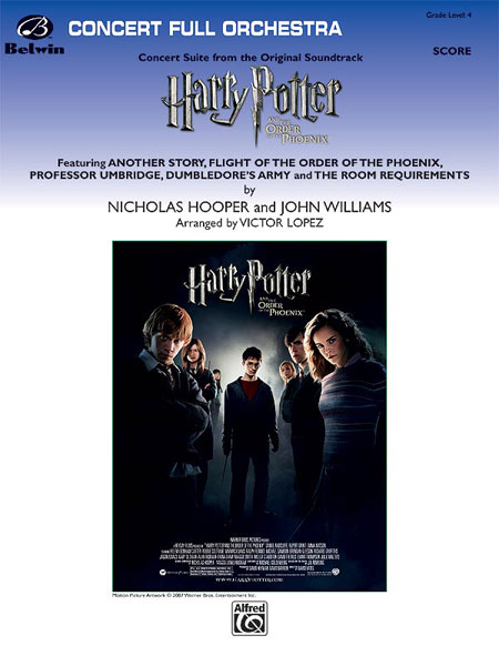 Harry Potter and the Order of the Phoenix, Concert Suite (Score & parts)