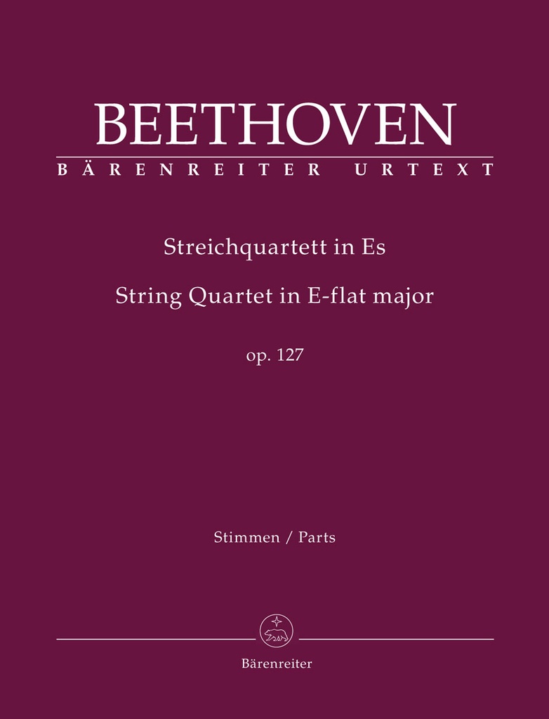 String Quartet E-flat major, Op.127 (Set of parts)