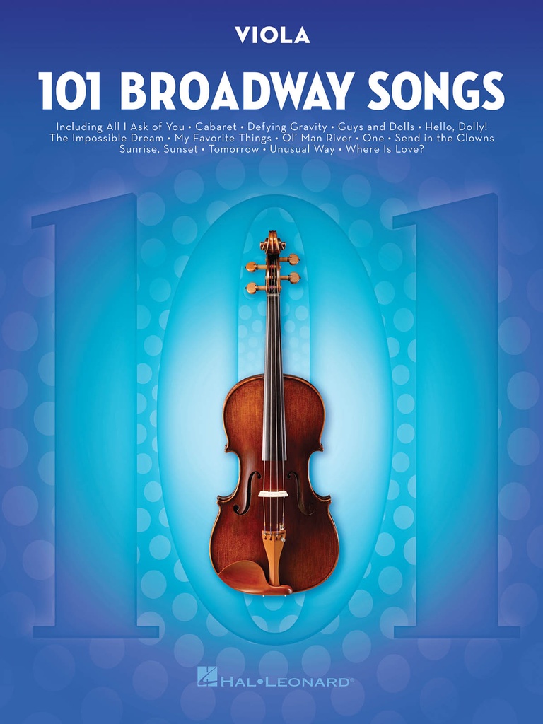 101 Broadway Songs for Viola