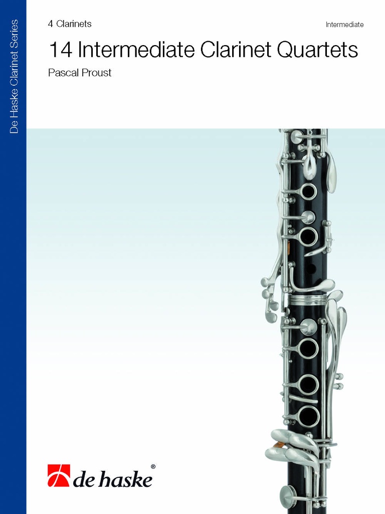 14 Intermediate Clarinet Quartets