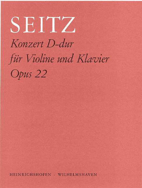 Konzert D-dur, Op.22