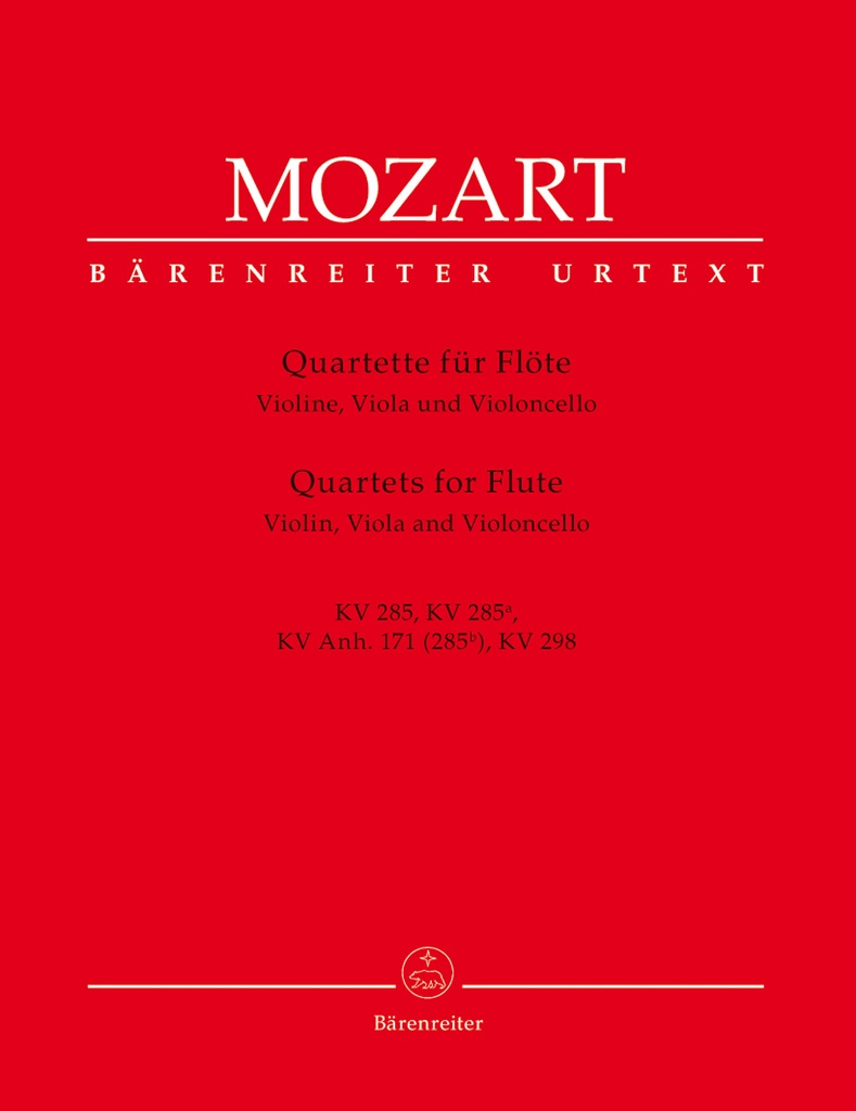 Quartets for Flute, Violin, Viola and Violoncello