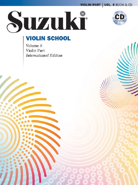 Suzuki Violin School - Vol.8 (Violin part & cd - Revised edition)