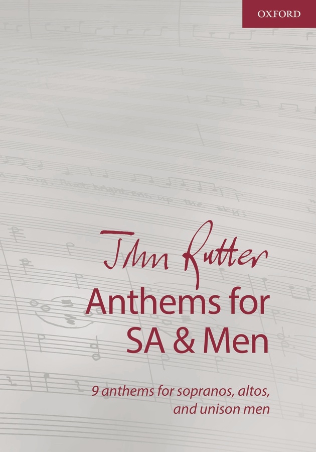 Anthems for SA and Men (9 Anthems for sopranos, altos and unison men)