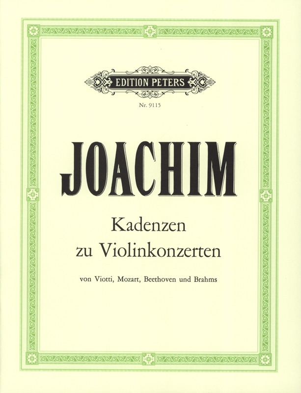 Violin Cadenzas