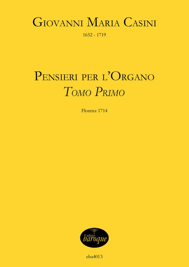 Pensieri per l'Organo - Tomo Primo