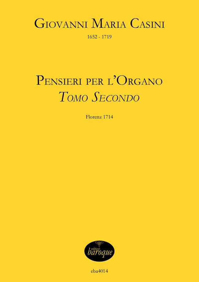 Pensieri per l'Organo - Tomo Secondo