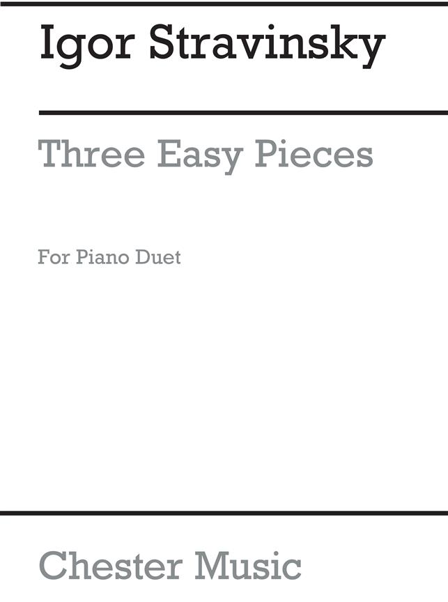 3 Easy pieces for piano duet