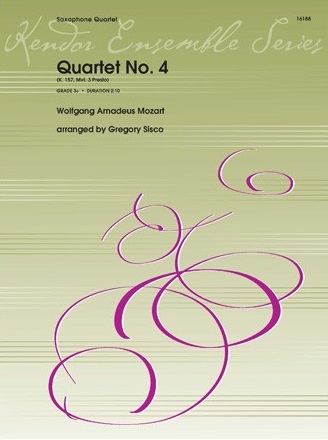 Quartet No. 4, K.157 (Mvt. 3 presto)