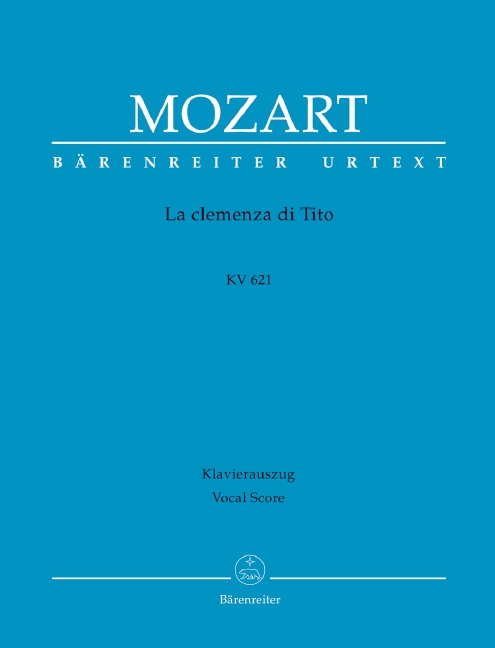 La clemenza di Tito, K.621 - Vocal Score (Hard cover)