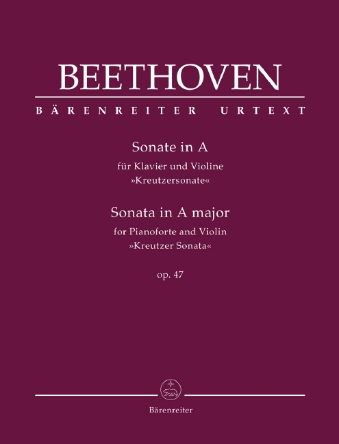 Sonata for Pianoforte & Violin in A major, Op.47 (Kreutzer sonata)