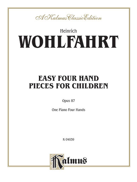 Easy Four Hand Pieces for Children, Op.87