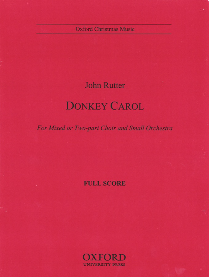 Donkey Carol (Full score)