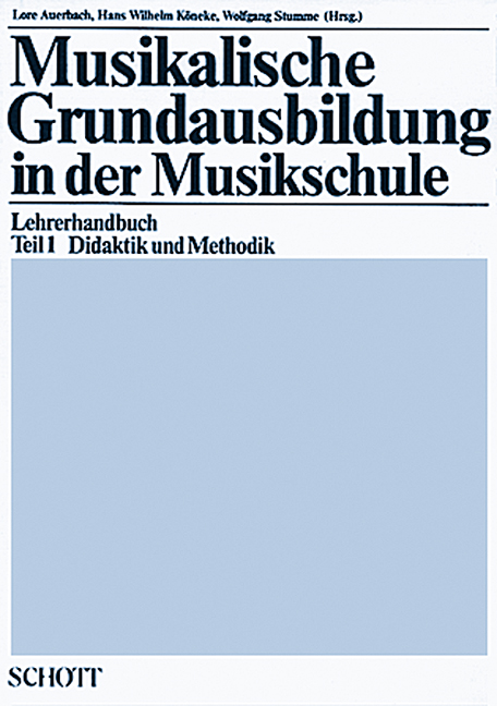 Musikalische Grundausbildung in der Musikschule