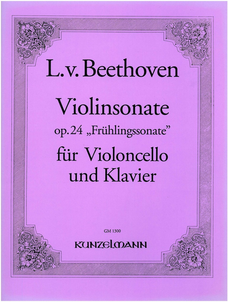 Frühlingsonate, Op.24 für Violoncello und Klavier