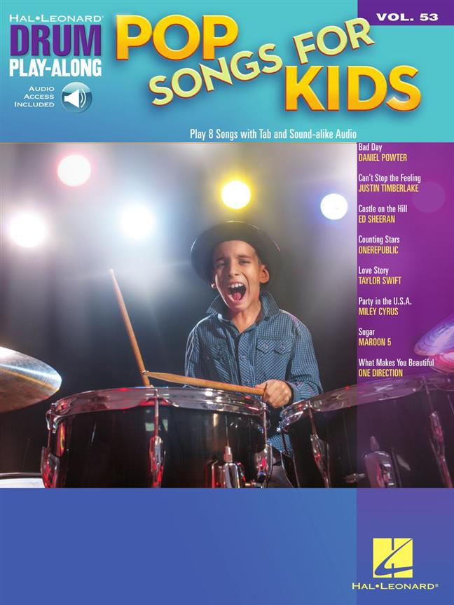 Drum Play-along - Vol.53: Pop Songs for Kids