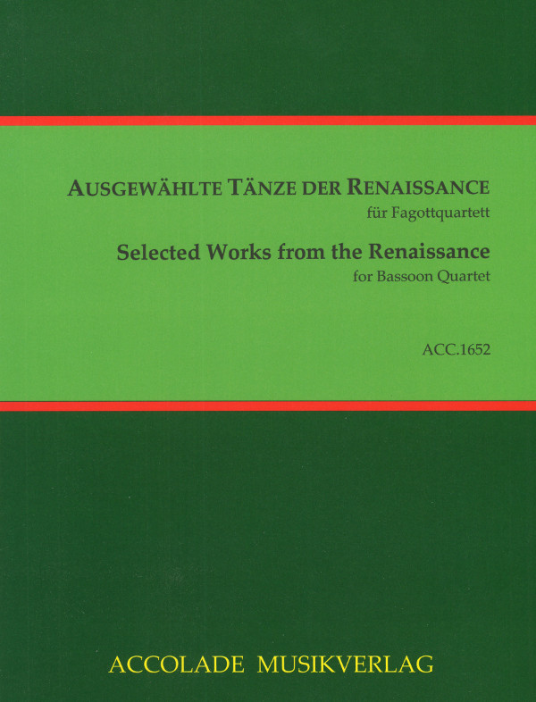 Ausgewählte Tänze der Renaissance (Partitur & Stimmen)