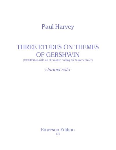 3 Etudes on Themes of Gershwin