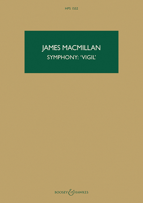 Symphony: 'Vigil' (Study score)